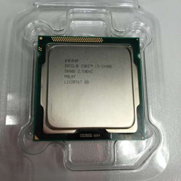 Intel I5 2400S 2.5GHz Socket 1155 4核 65W CPU