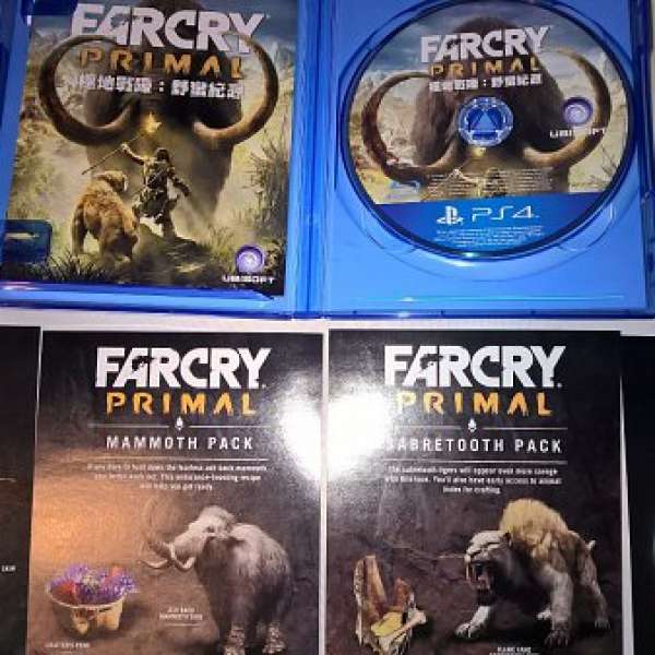 放FARCRY PRIMAL極地戰嚎：野蠻紀源 (中英特別版齊*4*套CODES)