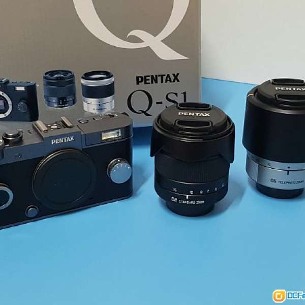 Pentax Q-S1 - 99% new  + 02 + 06 lens