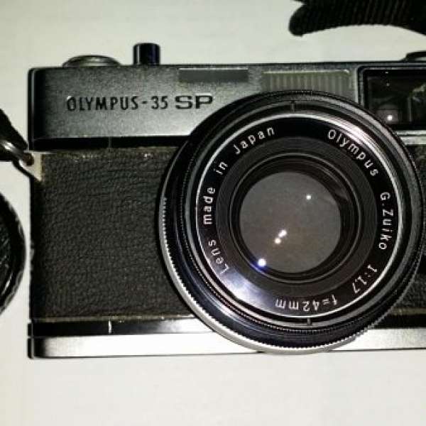 Olympus 35SP G.Zuiko 42mm F1.7 旁軸相機, 連原裝皮套