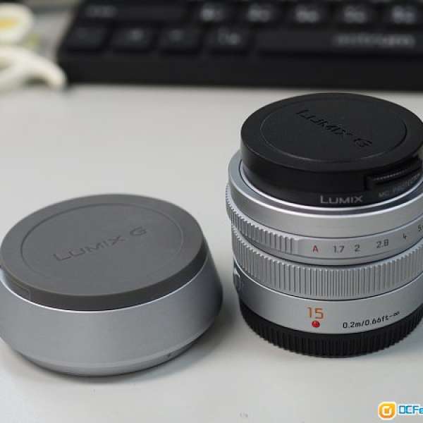 98%新Panasonic LUMIX G Leica DG 15mm F1.7