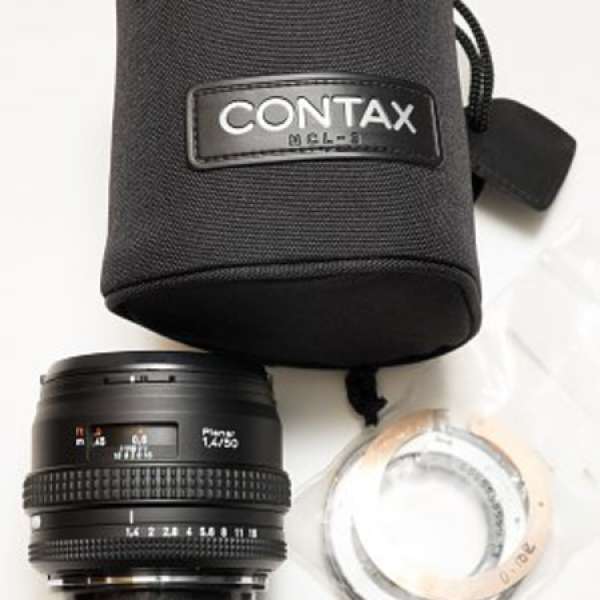 CONTAX N Carl Zeiss Planar T* 50 mm f 1.4（Canon EF Mount 全自動對焦）  98% 新