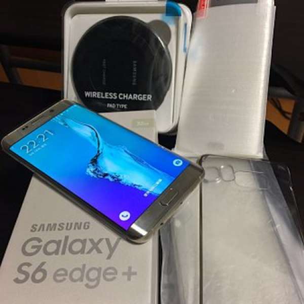 Samsung S6 edge+ plus 32gb 金色 95以上新全套