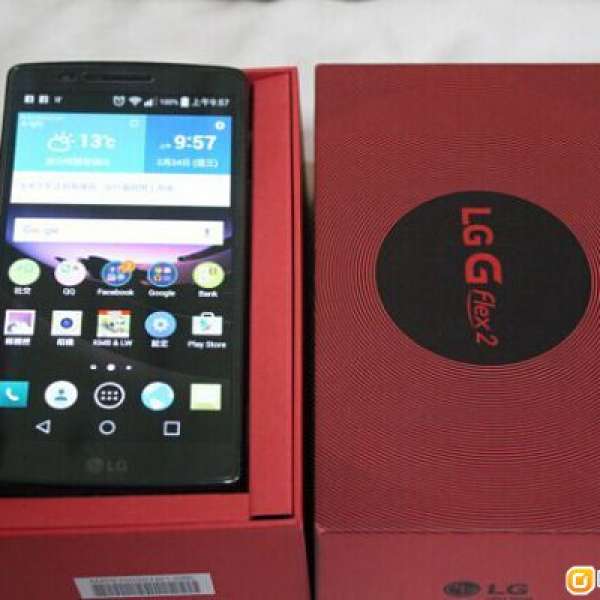 LG G Flex 2  H959  行貨有單95成新炭黑色…