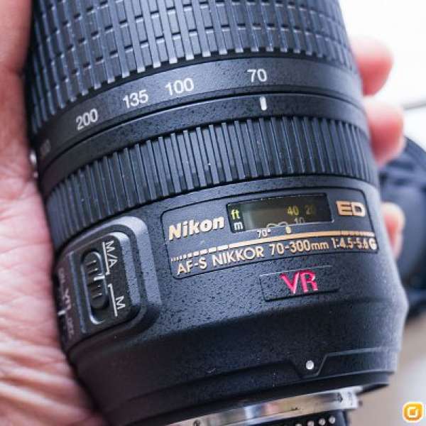 Nikon 70-300mm 4.5-5.6 ED VR 99% new