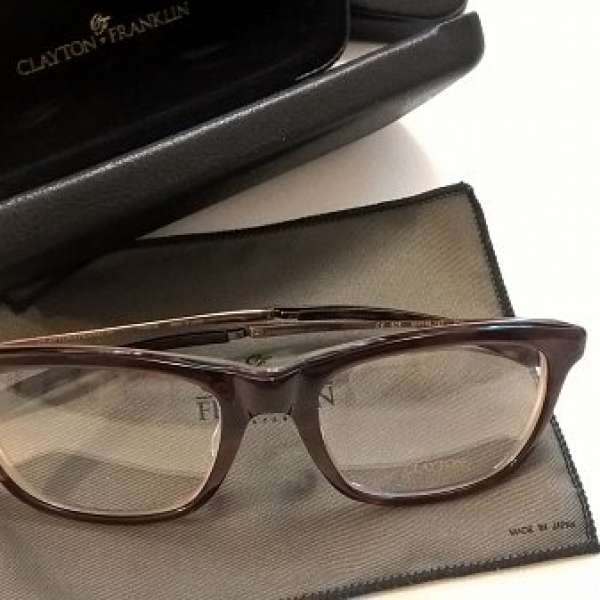 日本CLAYTON FRANKLIN全新眼鏡框