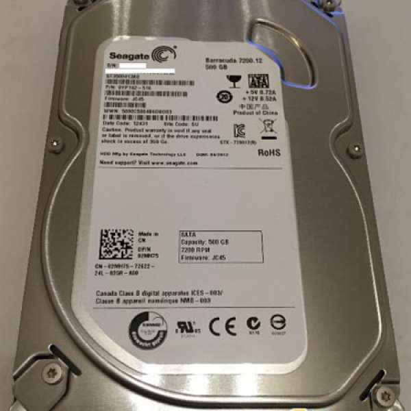 Seagate 500GB Hard Disk (ST3500413AS)