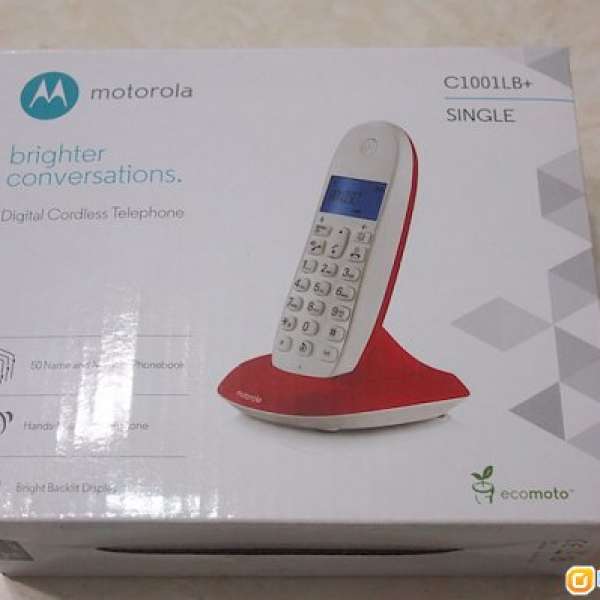 Motorola DECT phone 室內無線電話 C1001LB＋