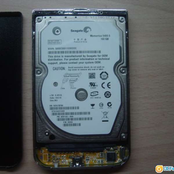 新淨 小用 Seagate  SATA 160GB USB2.0 external HD,只售HK$100(不議價,請看貨品描述)