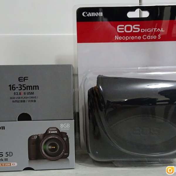 Canon 5d3 ( 5d mark3 ) with 24-105mm Lens 8GB USB 及16-35mm Lens 8 USB