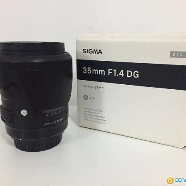 Sigma 35 1.4 95%新Canon