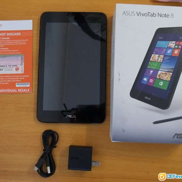 95%新 ASUS VivoTab Note 8 (M80TA) 32GB 配備專業級 Wacom 觸控筆 有盒齊配件