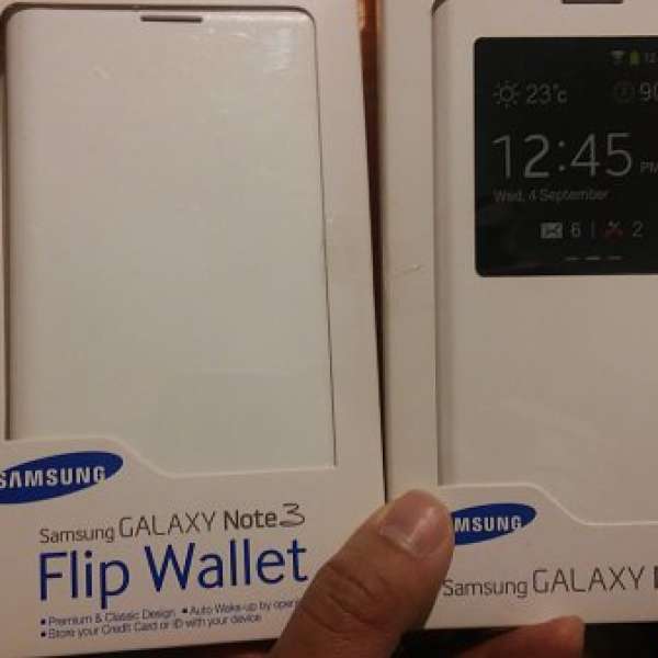 Samsung Note 3 flip cover and s view cover