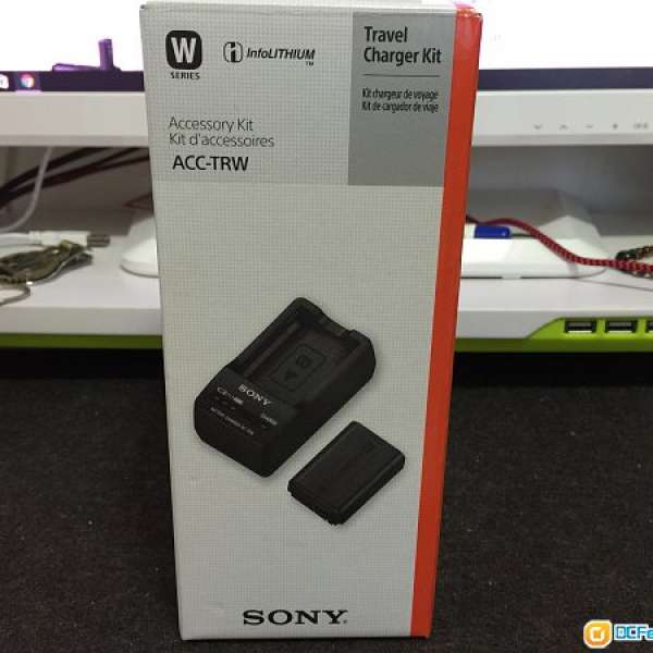 Sony ACC-TRW 充電座連電池套裝 for Sony無反 (a7, a6000, a5000, a5100等)