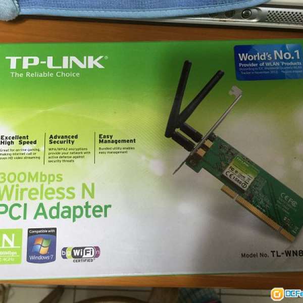 TP-link TL-WN851ND 300m wireless N PCI adapter