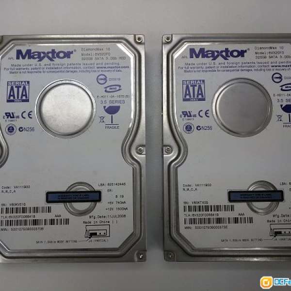 Maxtor 320GB 3.5" HDD