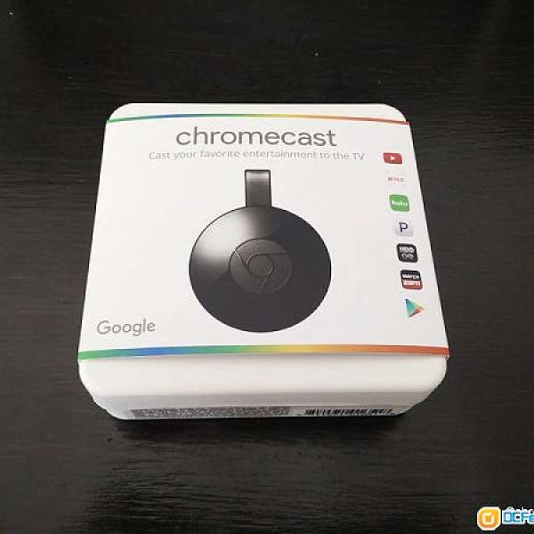 Google Chromecast 2.0 第2代 串流播放 無線連接電視 投影 支援android及iOS 黑色