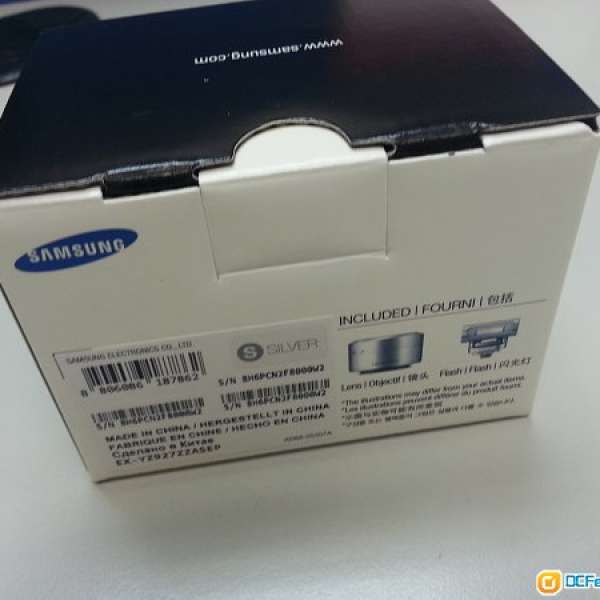 全新水貨 Samsung NX MINI NX-M 9-27mm F3.5-5.6 ED OIS 專用鏡頭 + 閃光燈(原裝盒)...