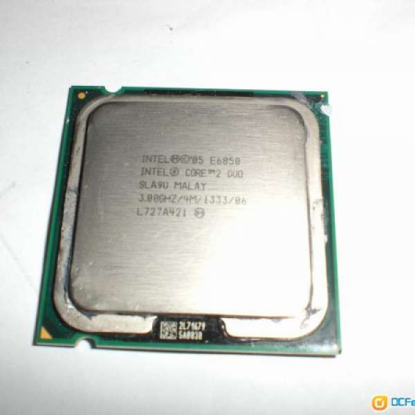 Intel Core2 Duo E6850 775socket 雙核 cpu +送Foxconn底板