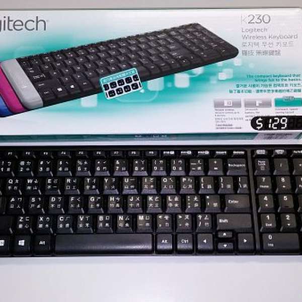 Logitech k230 無線 keyboard + Logitech M185 無線 mouse