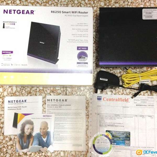 Netgear R6250 AC1600 Smart Wifi Dual Band Gigabit Router 雙頻