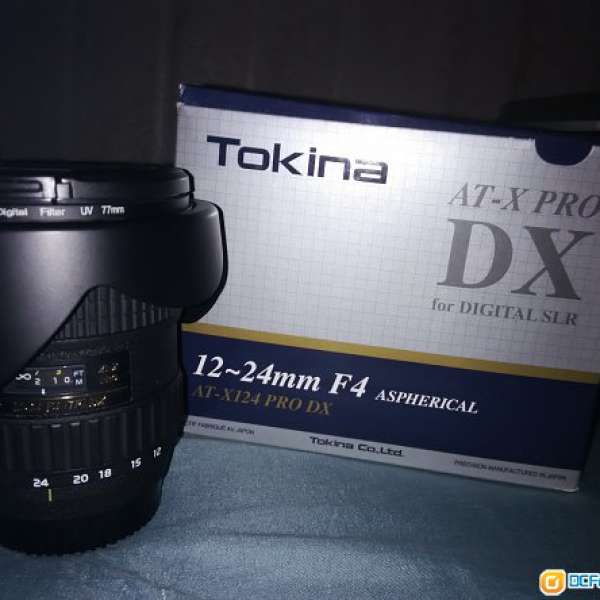 90% new Tokina 12-24 f4 AT-x124 Nikon