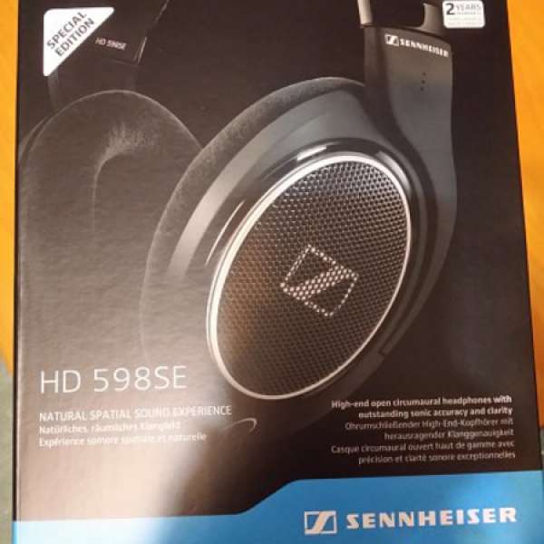 全新 Sennheiser HD 598 Special Edition Over-Ear Headphones 跟原裝單據 超過60好評