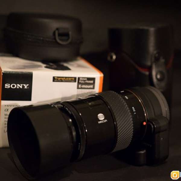 Sony LA-EA4 Minolta AF 100-200mm sony A7