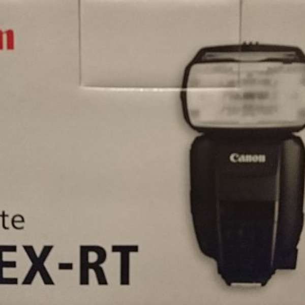 100%全新未用過CANON 600EX-RT 閃光燈(行貨)！