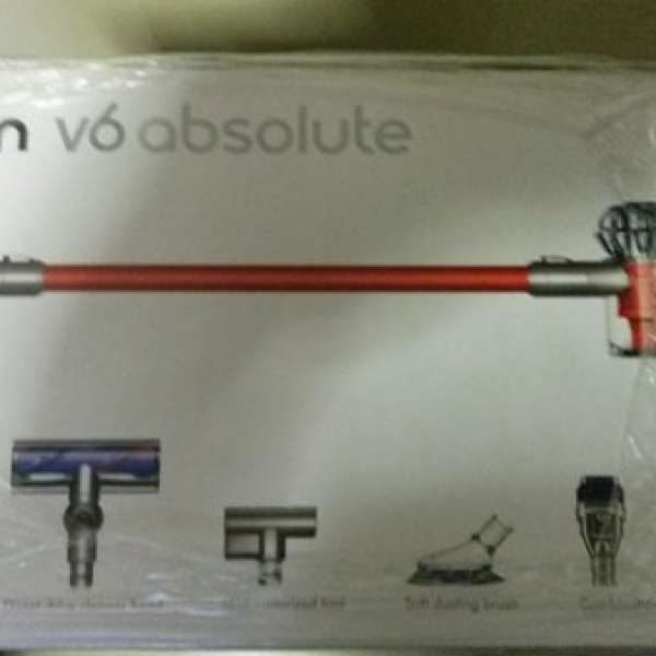 100% 全新 未拆封膠 美版 Dyson V6 absolute (6個頭+掛牆架+ HEPA塵蟎 filter) **只...