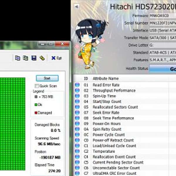 Hitachi 2TB HDD 兩個