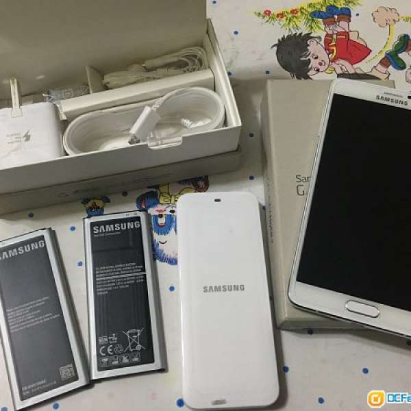 Samsung Note4 / 32gb / 單卡 / 白色 / 剛過保養 /賤賣