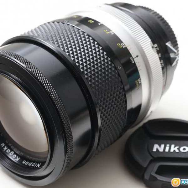 Nikon Nikkor Q 135mm f2.8 (non-AI ) 大光圈大鏡徑人像鏡 銳利色潤   鏡片95新  ...