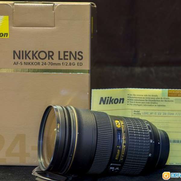 Nikon原廠24-70mm f/2.8G