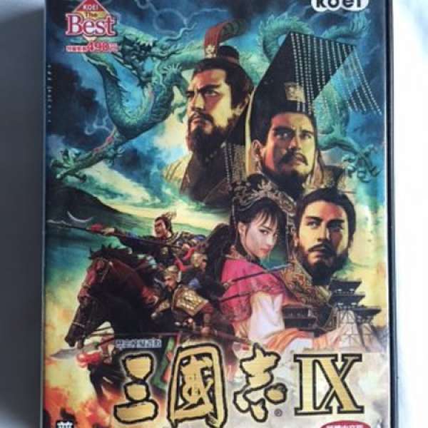 PC版 三國志IX 9 (中文) 80% new