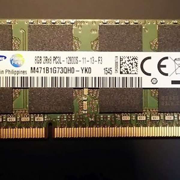 Samsung DDR3L 8GB 12800 M471B1G73