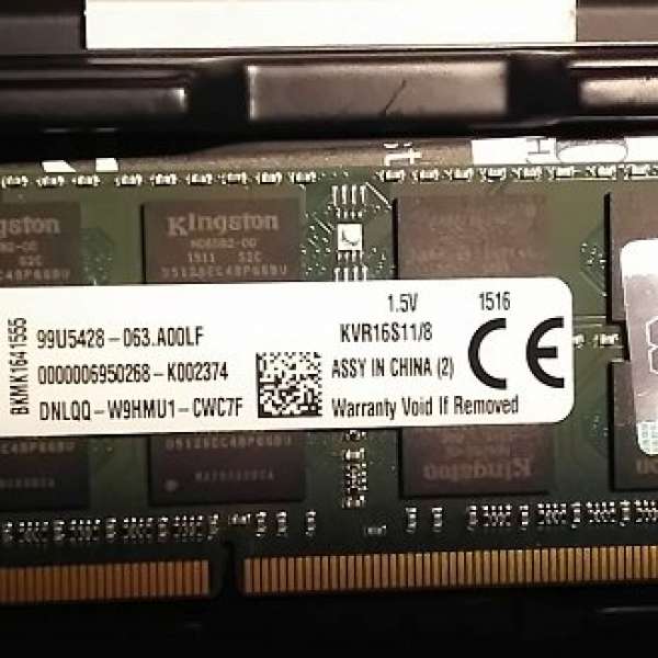 Kingston KVR16S11/8 DDR3 12800 8GB