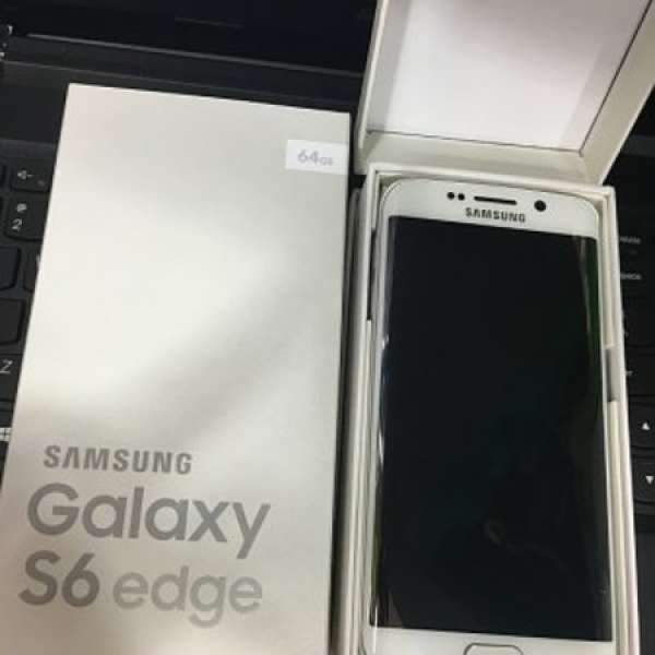 Samsung GALAXY S6 Edge ( 64GB 白色, 全新未使用過)