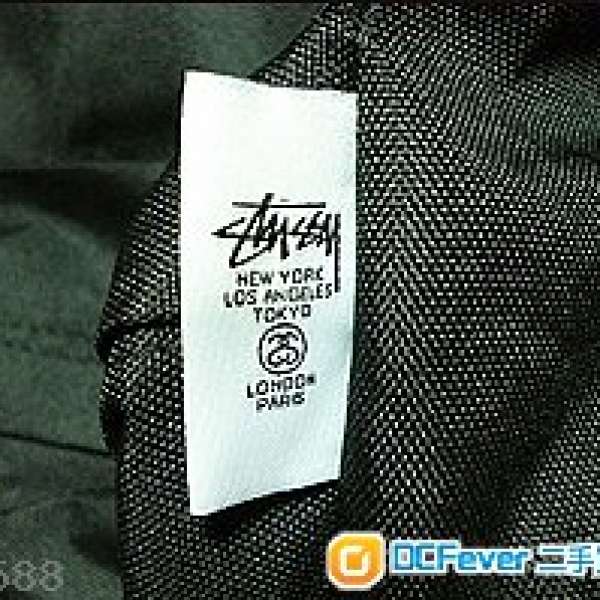 100% new Stussy BIG S backpack 黑色 背包