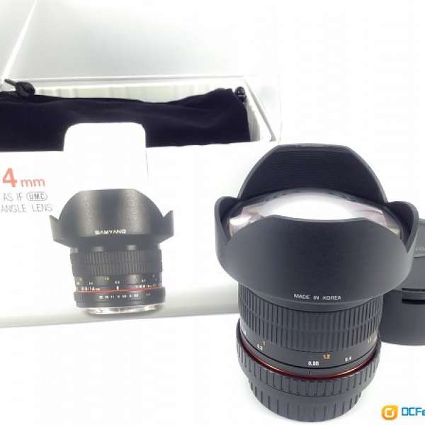 95% Samyang 14mm f/2.8 ED AS IF Ultra Wide超廣角 for Canon mount