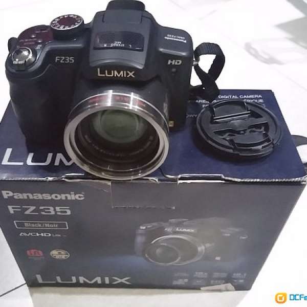 Panasonic Lumix DMC-FZ35    配件齊(很少用，新正)