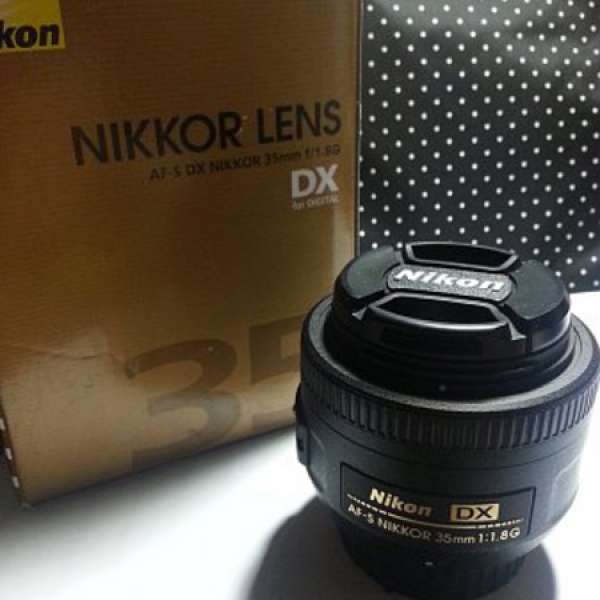 95%新 Nikkon AF-S DX 35mm f/1.8G