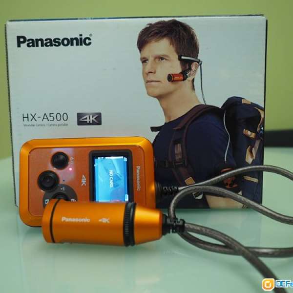 Panasonic 4K 攝錄機 HX-A500 橙色