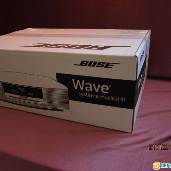 全新未開盒, Bose Wave III (platinum white)