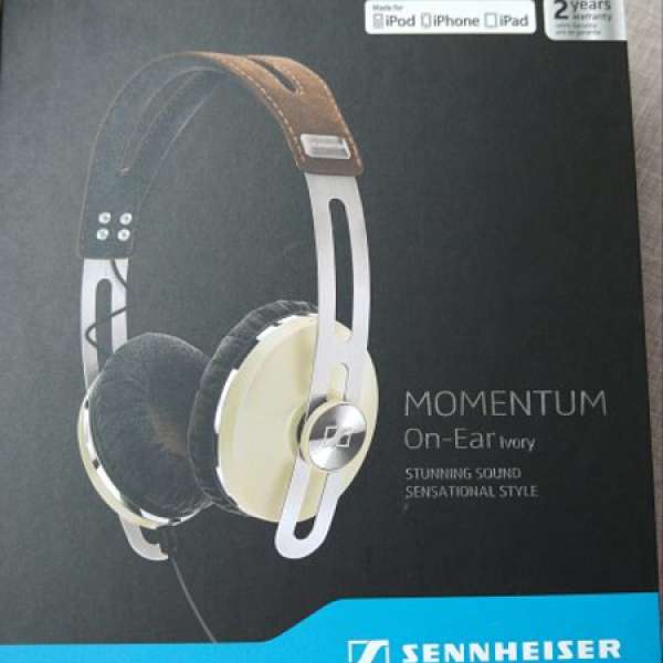全新 sennheiser momentum on-ear耳機 象牙白色