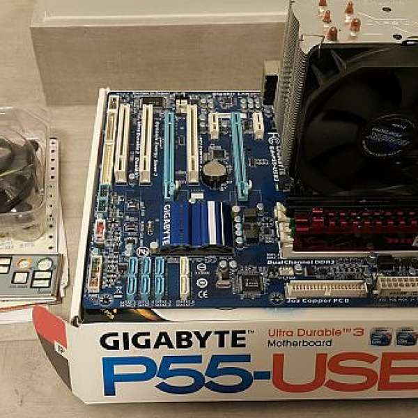 i5-750 + Gigabyte P55-USB3 + 4G Ram