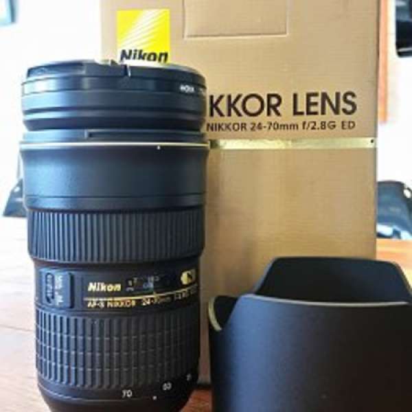 Nikon AF-S 24-70mm f/2.8G ED - 90%新行貨