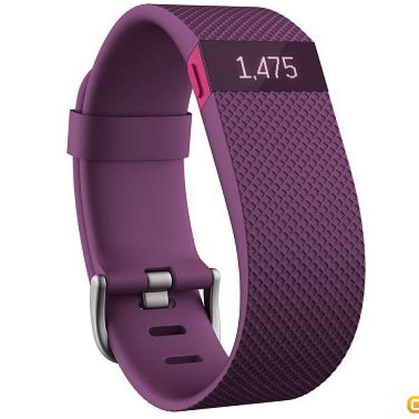運動智能手帶 紫色 Fitbit Charge HR 少用、長期放盒中 90%新淨 功能正常