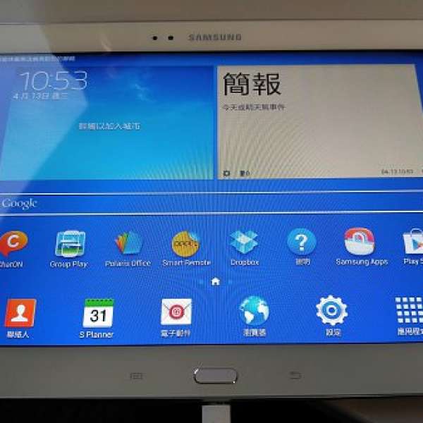 Samsung Galaxy Tab 3 10.1 16Gb wifi only white 70%new