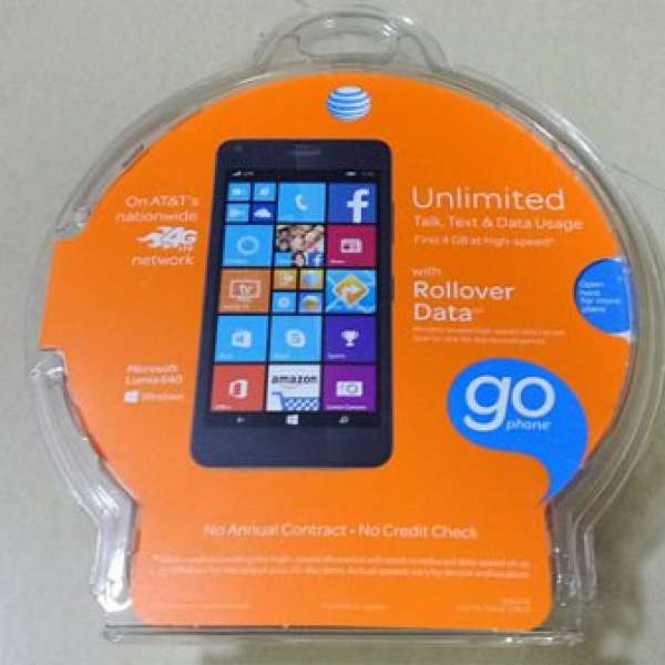 100% 全新 Microsoft Lumia 640 4G LTE 手機 (己有 unlock code) ** 最後一部 ***